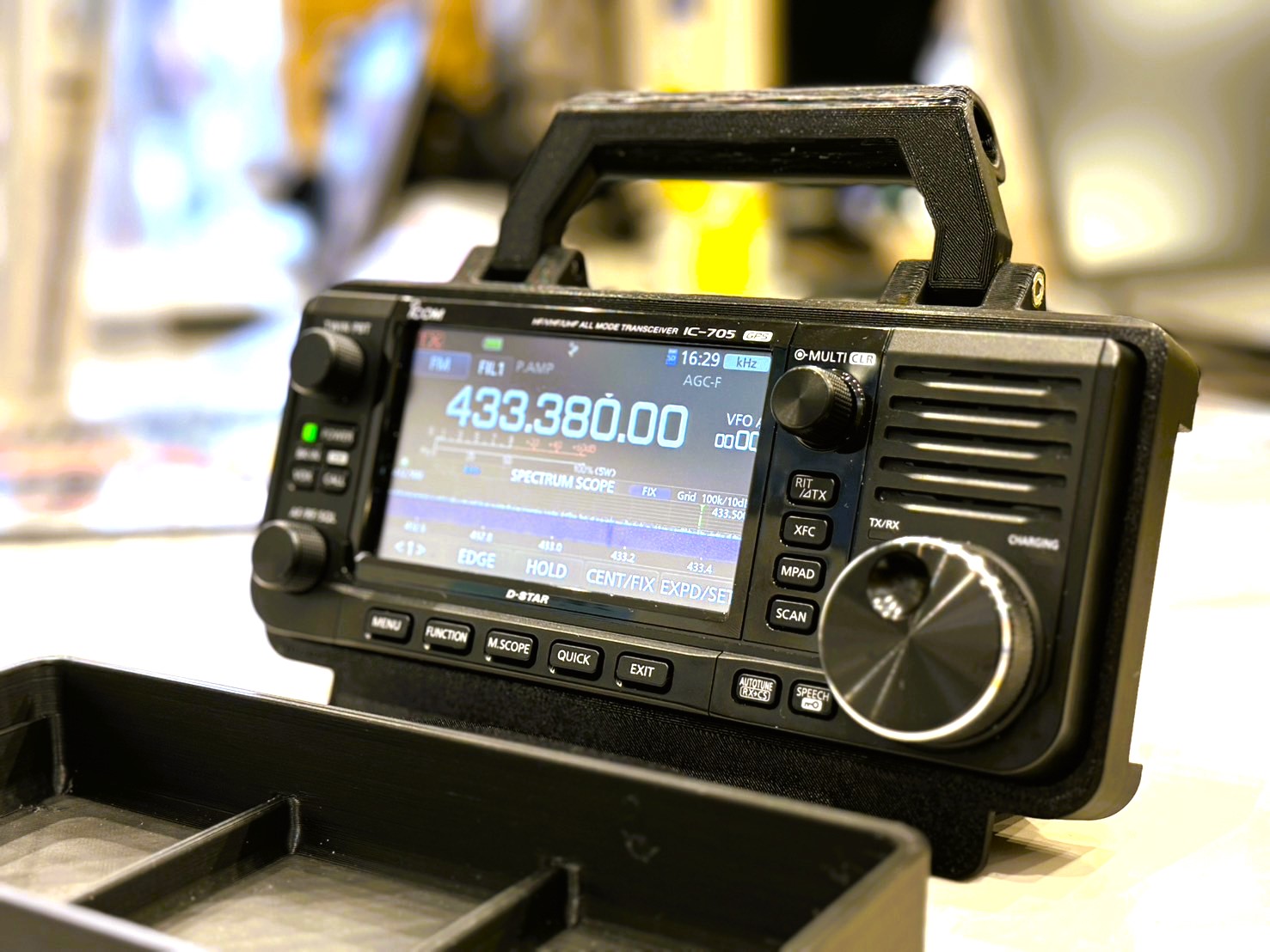 "アイコミック705/905" キャリングハンドル 屋外用 ブラック