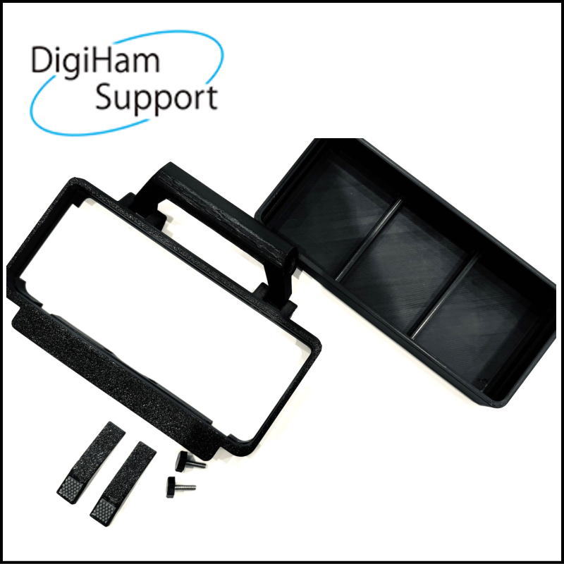 【アイコミック】IC-705/IC-905用 キャリングハンドル＆フロント保護カバーセット（ブラック）