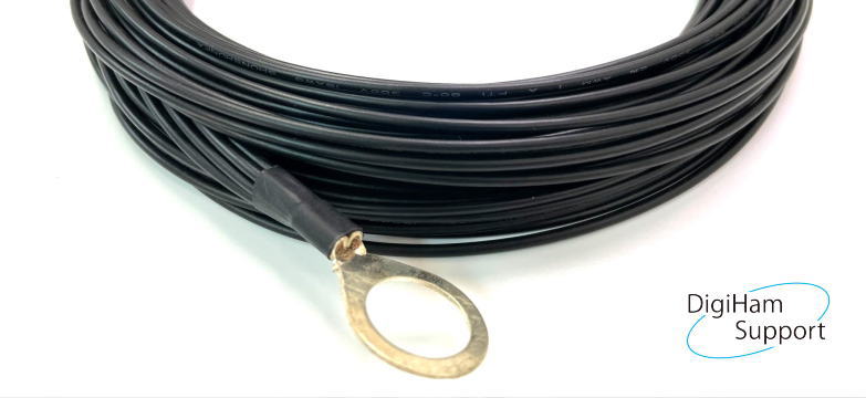 ２本でお得！　アンテナグランドワイヤー　５m×6本　カウンターポイズ