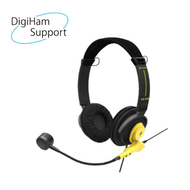 AZDEN  AZC-202D アツデンダイナミックマイク型通信機用ヘッドセット