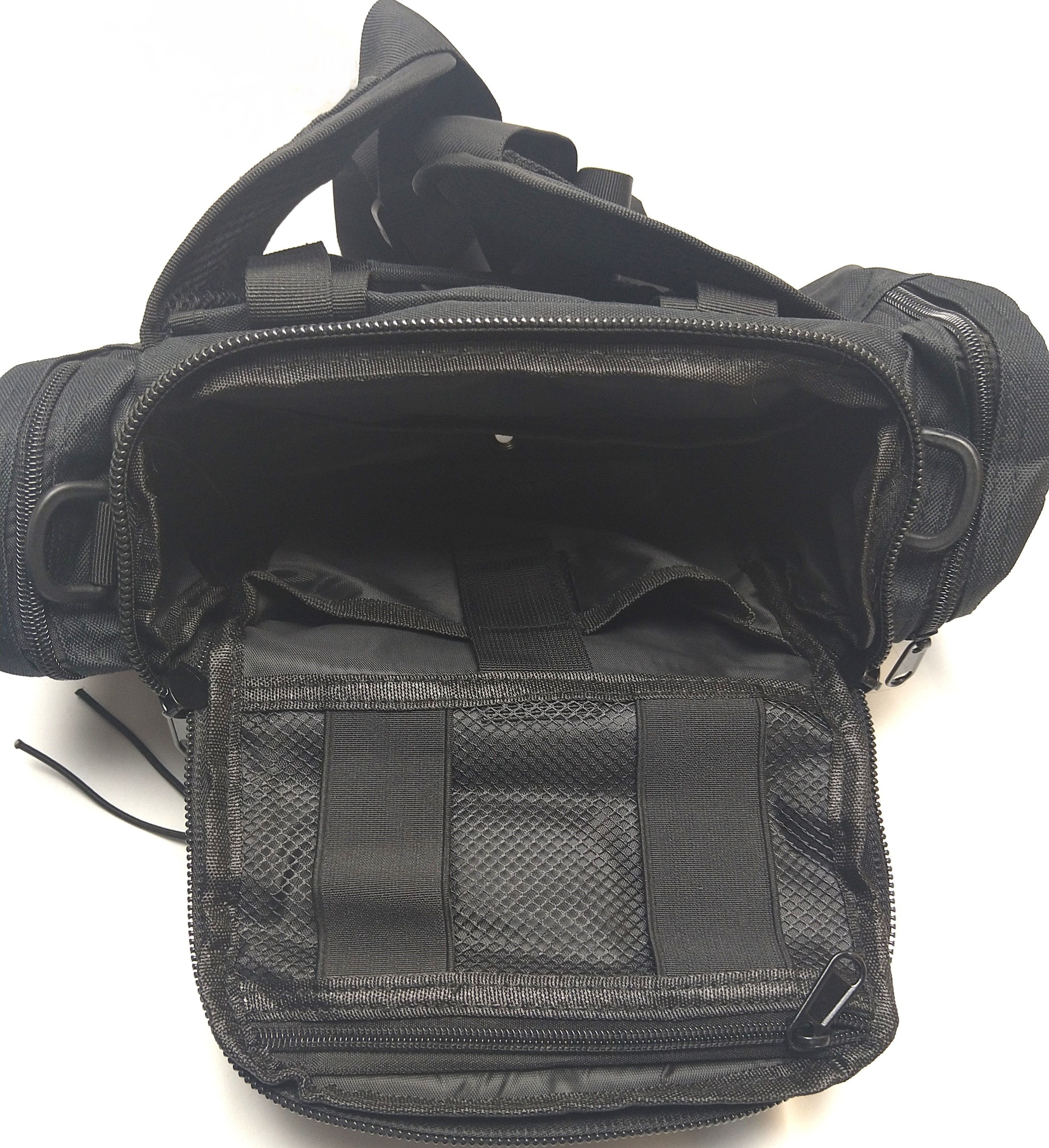 移動運用 IC-705等に ショルダーバッグ(705-FB-B) マルチバッグ 黒色 マッコイオリジナル ウエストバッグ