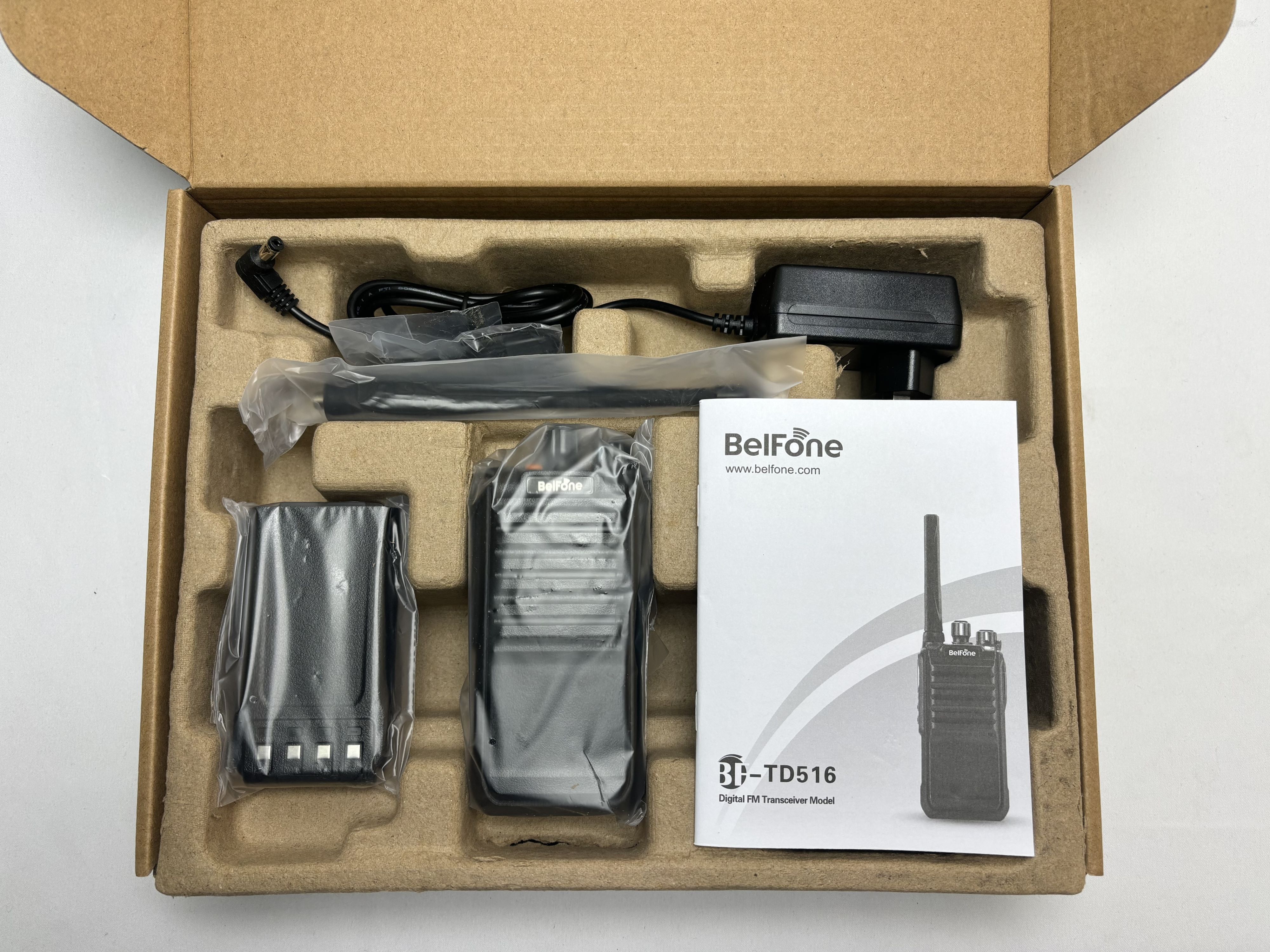 BF-TD516(BFTD516) BelFone 中国製 DMR ハンディ機 PCケーブルBF-620付き【セット品】