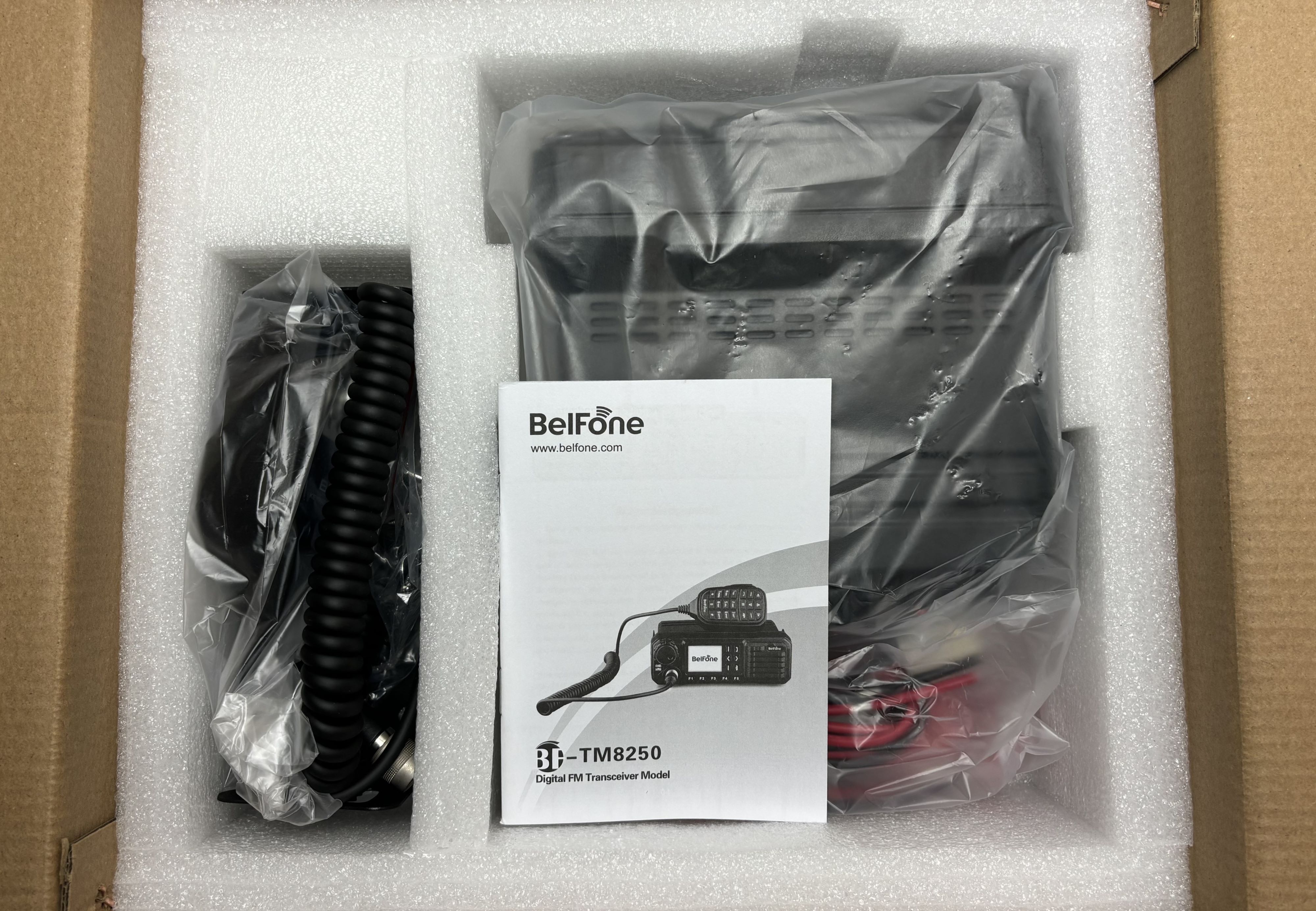 BF-TM8250(BFTM8250) BelFone 中国製 DMR モービル機 PCケーブルBF-990付き 【セット品】