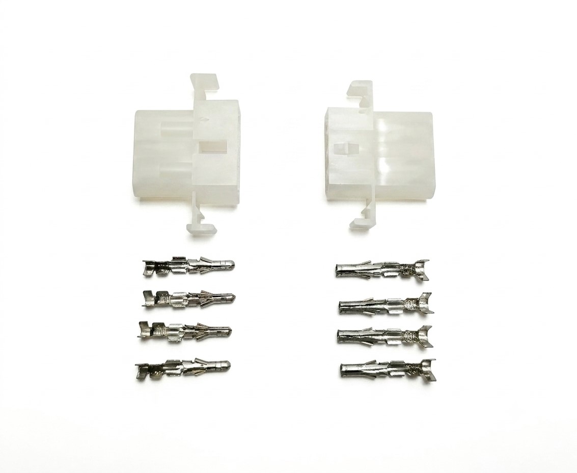 4Pコネクター アイコム用 AH-730他 オス/メスSET(ピン4個付き) CON-4P-PR