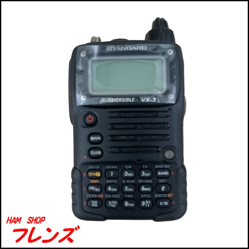 【未使用・希少デッドストック】STANDARD VX-7 50/144/430MHz トリプルバンド ハンディトランシーバー（ブラック）