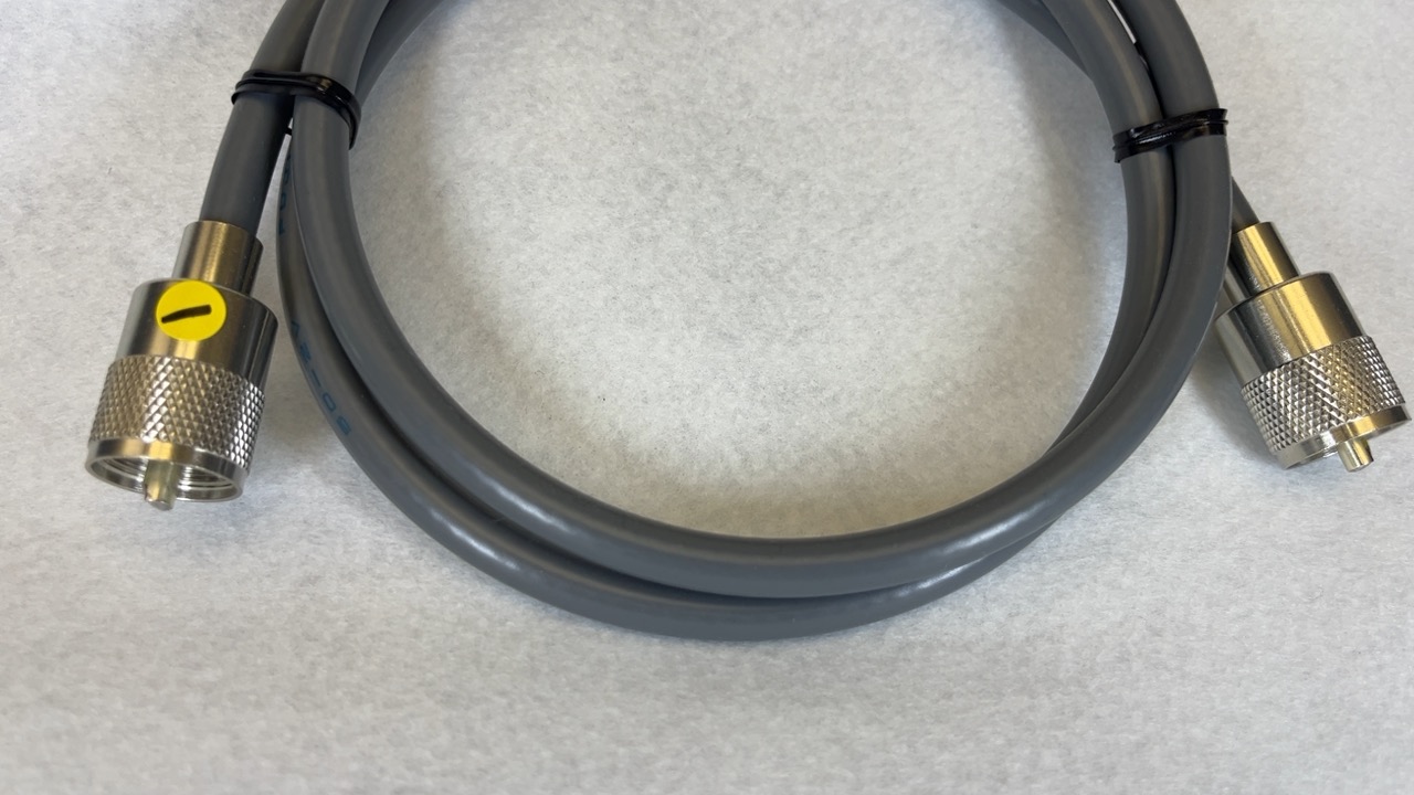 同軸ケーブル　5D-2V　MP-MP　1m