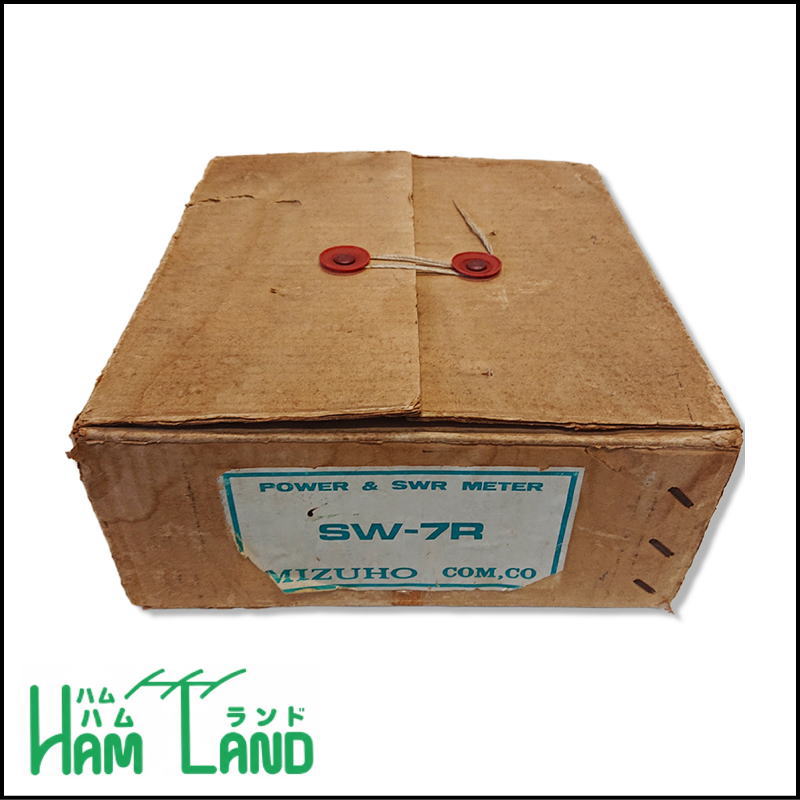 【超レア・点検済】ミズホ通信 MIZUHO SW-7R 高感度SWR計（外箱付）