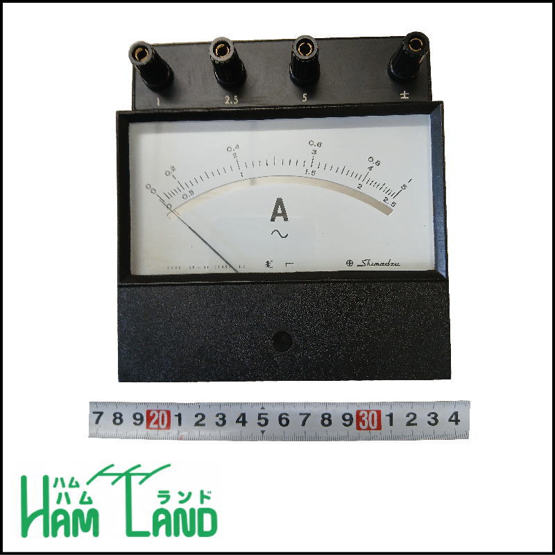 【点検済み】島津製作所 交流電流計（最大5A対応）