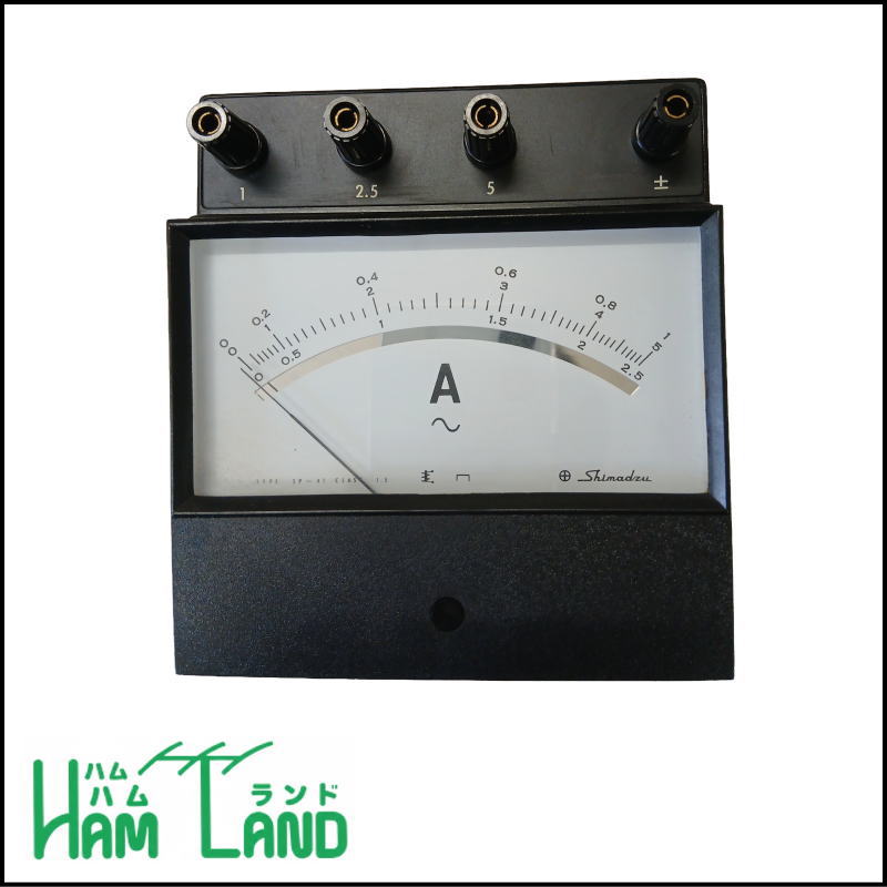 【点検済み】島津製作所 交流電流計（最大5A対応）