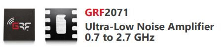 Ultra-Low Noise Amplifier　GRF2071　10個