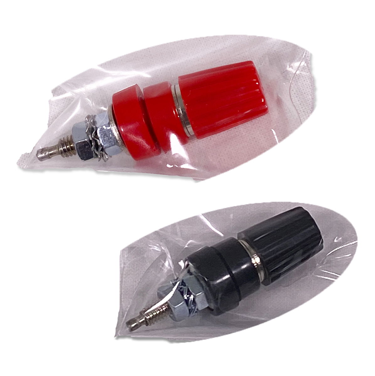 パーツ DT-712/715B ターミナルキャップ ２個セット（赤・黒） アルインコ