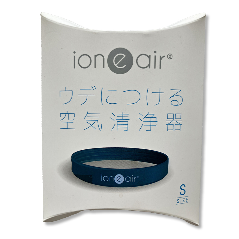リストバンド型空気清浄機イオニアバンドダークグレー