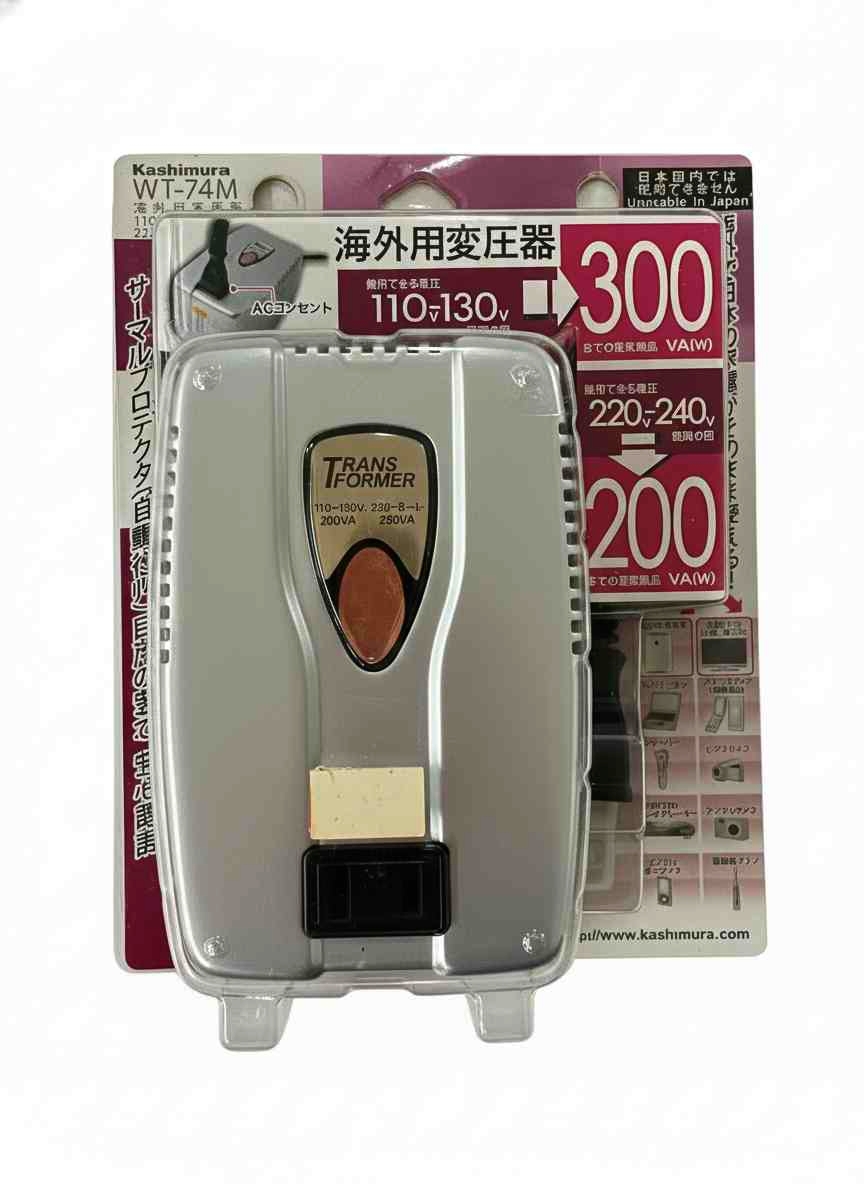 カシムラ　海外用変圧器（WT-74M）