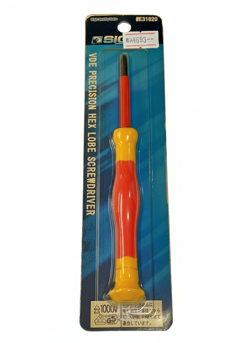 E31820　絶縁精密ﾍｸｽﾛｰﾌﾞ　T20　※1個外袋劣化