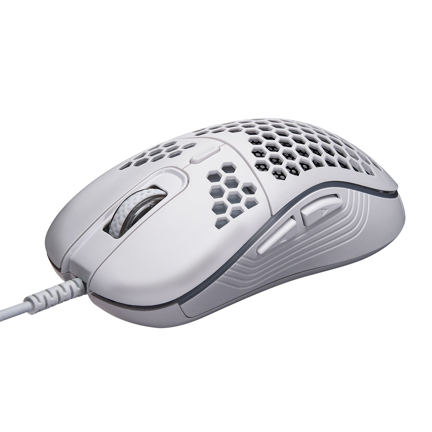 RACEN RGBゲーミングマウスLT ホワイト CRC-GMRGB02WT【CENTURY】