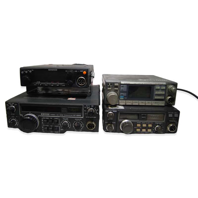 KENWOOD無線機ジャンク品 ジャンク無線機4点セット【ジャンク