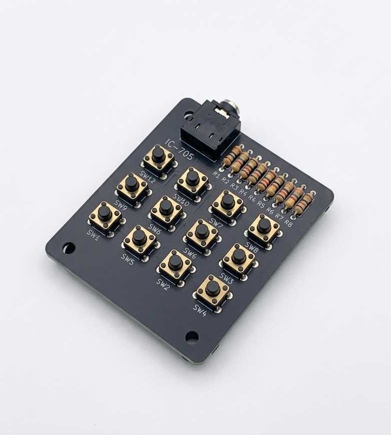 【IC-705 / IC-905】外部キーパッド対応スイッチユニット