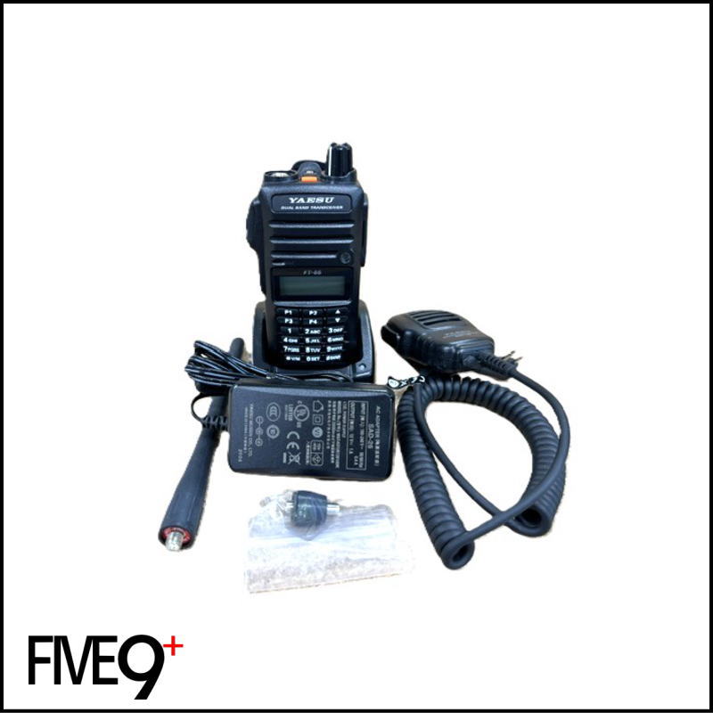 【美品・動作確認済】八重洲無線 FT-65 144/430MHz デュアルバンド FMハンディトランシーバー 5W（変換コネクタおまけ付）