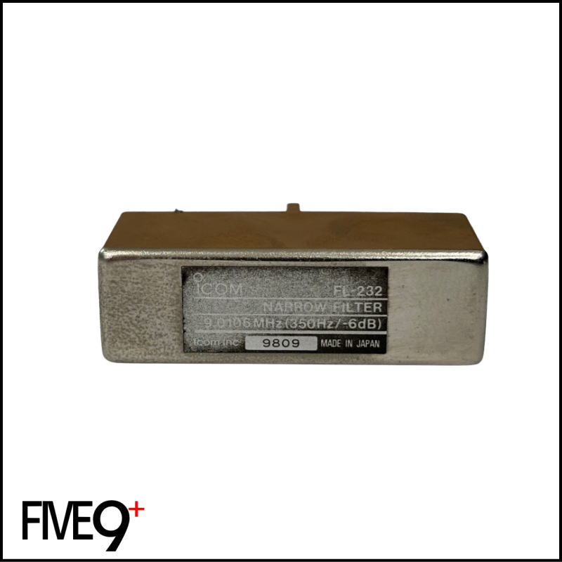 【貴重・動作確認済】ICOM FL-232 9MHz帯 RTTY/CWナローフィルター（350Hz/-6dB）