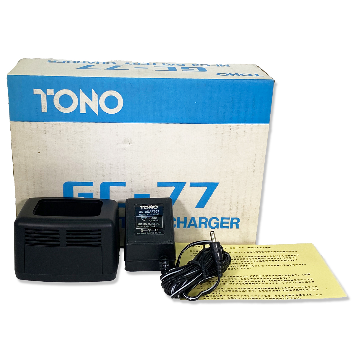 TONO GC-77 Ni-Cd BATTERY CHARGER