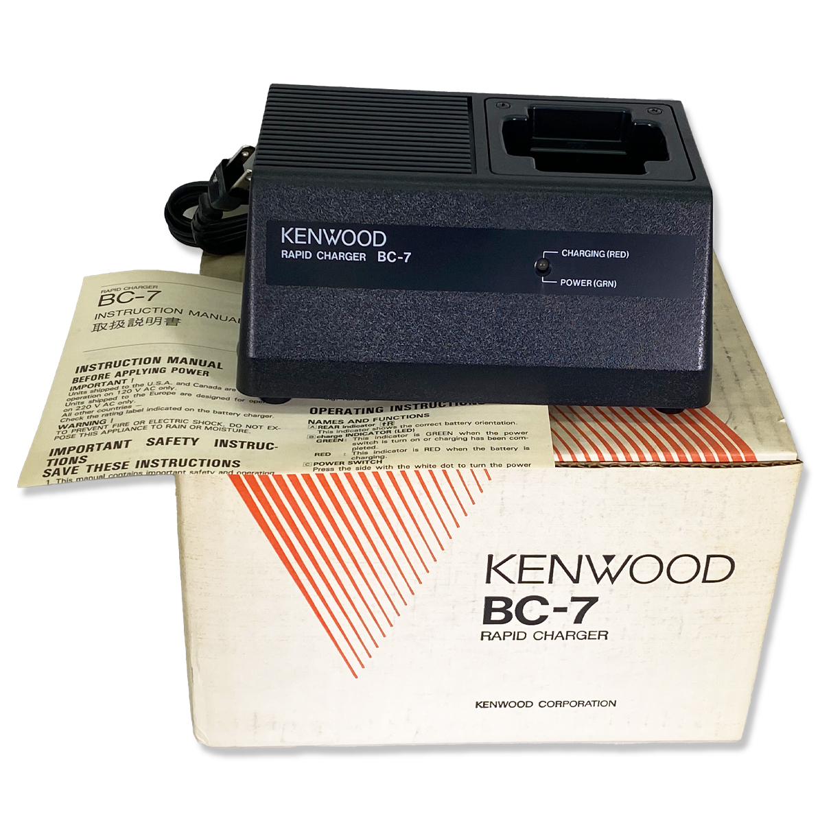 KENWOOD BC-７ RAPID CHARGER