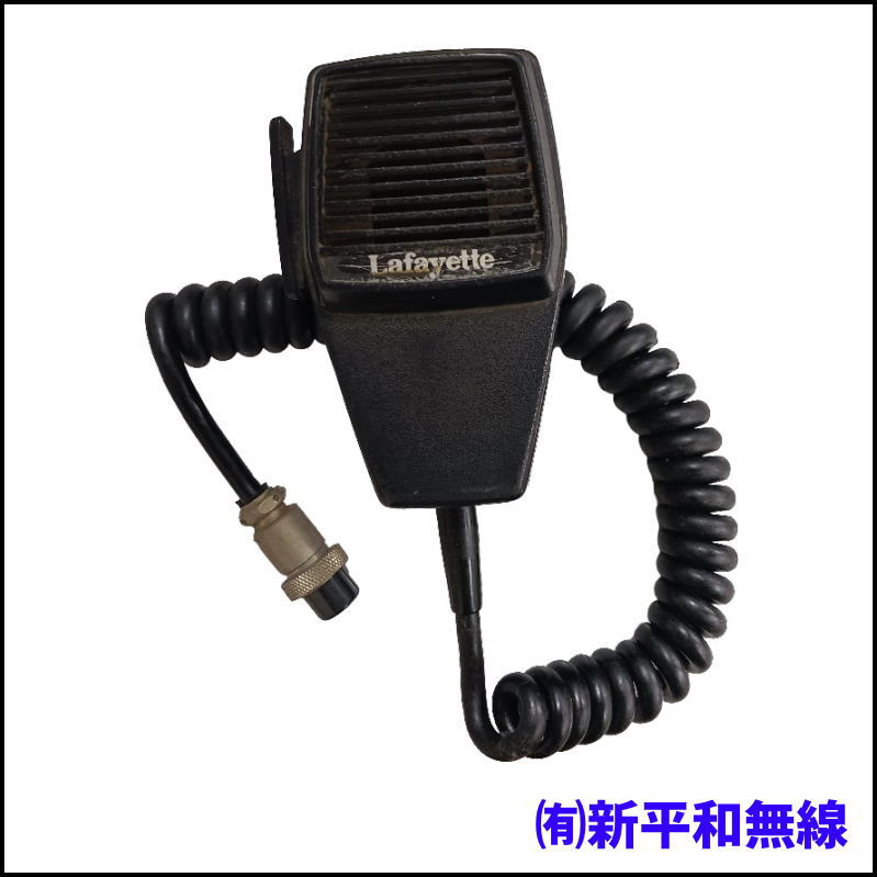 【ジャンク品】Lafayette（ラファイエット） 4ピン ダイナミックマイク（未点検・ビンテージ）