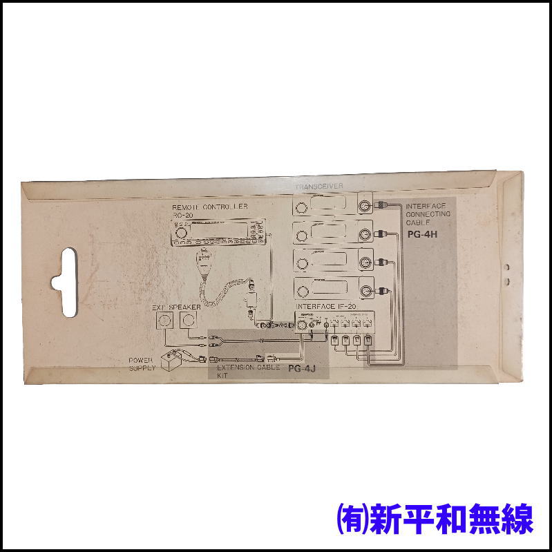 【長期在庫・中身のみ発送】KENWOOD PG-4H インターフェース接続ケーブル（ブリスターパック無し・処分特価）