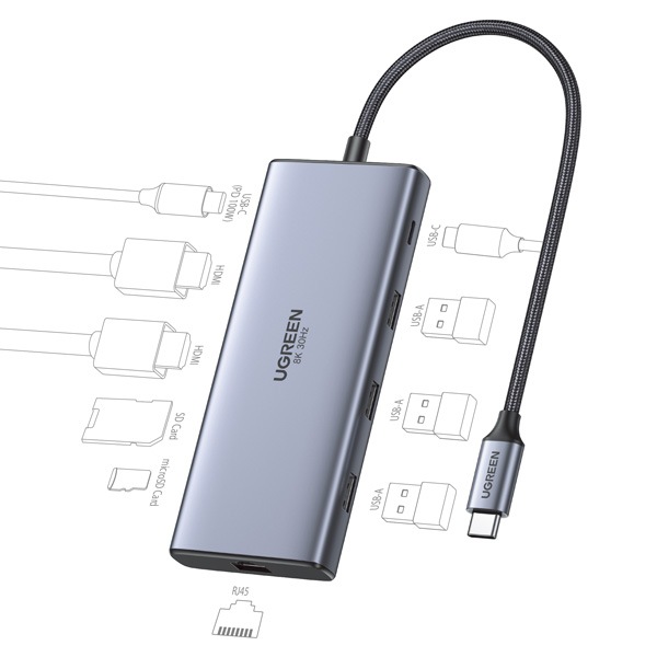 UGREEN Revodok Pro 10-in-1 USB-C ハブ