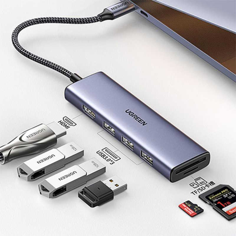 UGREEN Revodok 6-in-1 USB-C ハブ