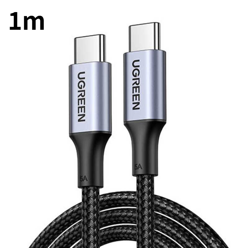 UGREEN 100Ｗ USB-C to USB-C ケーブル 1m ブラック