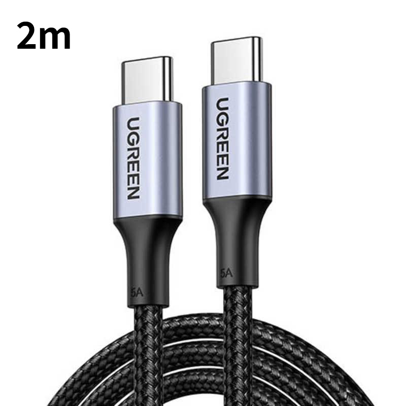 UGREEN 100Ｗ USB-C to USB-C ケーブル 2m ブラック