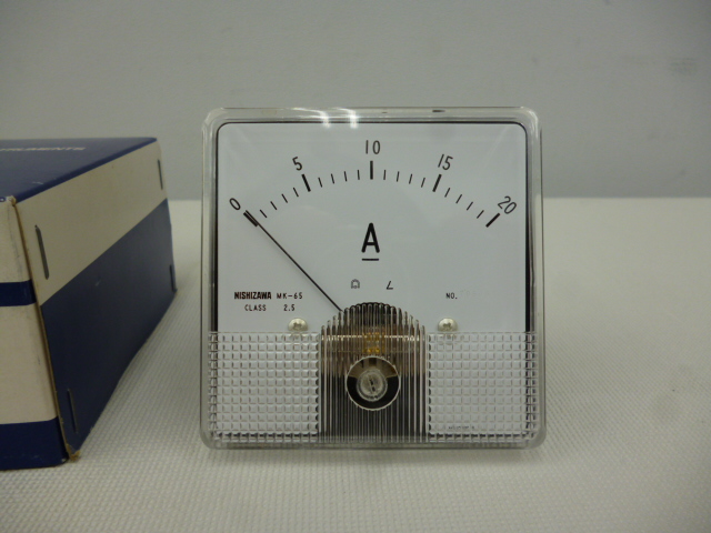 NISHIZAWA MK-65 直流電流計(20A）【新品】