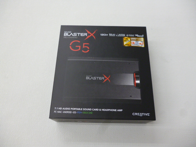 【新品未使用】Creative Sound BlasterX G5 ゲーミング USB